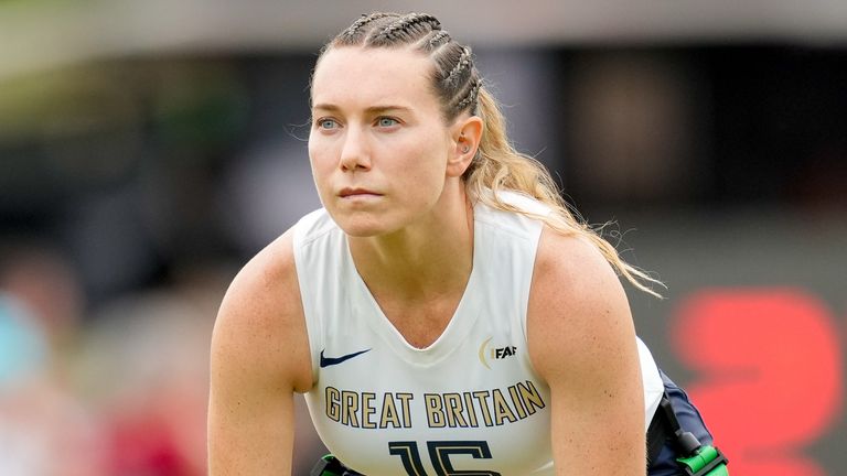 Sky Sports NFL analyst Phoebe Schecter represented Great Britain at the flag football world championships