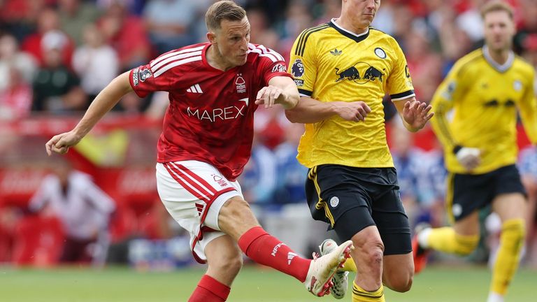 Chris Wood dragged a good effort wide of goal
