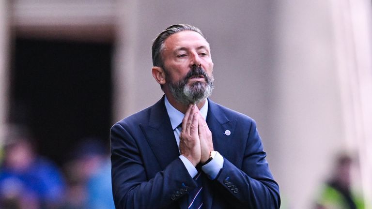 Rangers bosss Derek McInnes.