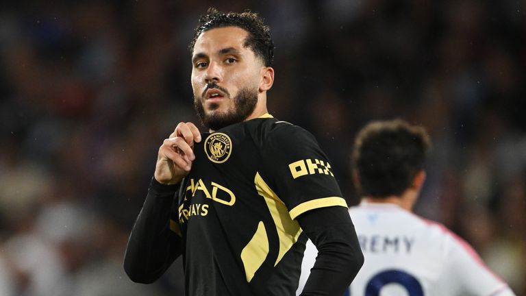 Rayan Cherki was the star in Man City's game against Crystal Palace