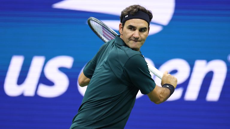 Roger Federer made victorious return to the US Open courts with two exhibition victories on Tuesday