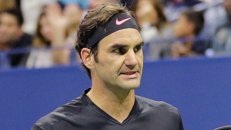 Federer will play in an exhibition match at the US Open on Tuesday 