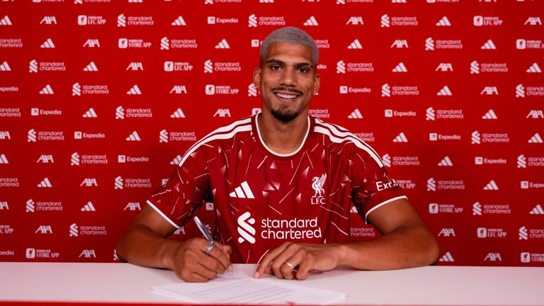 Ronald Araujo has joined Liverpool on a season-long loan from Barcelona
