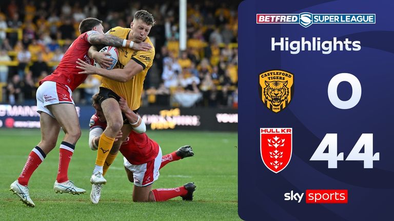 Highlights of Castleford Tigers against Hull KR from the Super League.