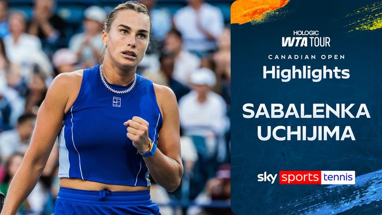 Highlights of the Canadian Open match between Aryna Sabalenka and Moyuka Uchijima.