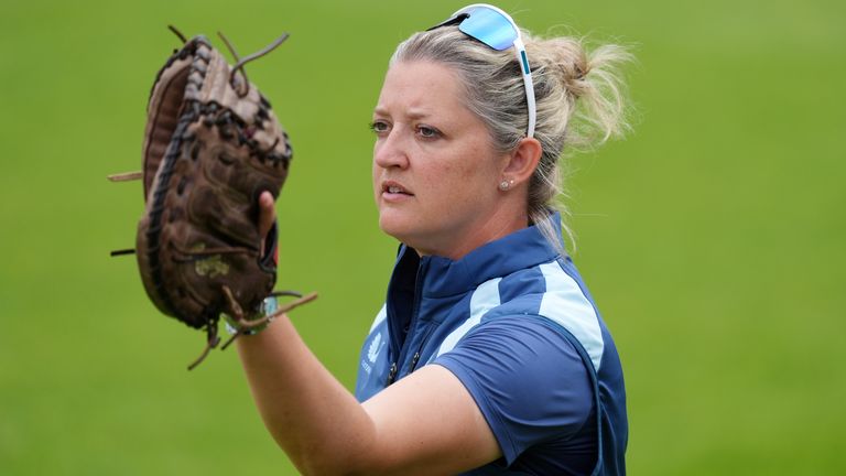 Taylor is the first woman to coach an England men's side in a major sport