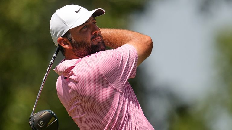 Scheffler's round saw him begin with six birdies from his opening seven holes and saw him finish with three birdies on the spin