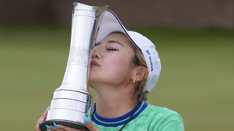 Shiho Kuwaki claimed victory at the AIG Women's Open