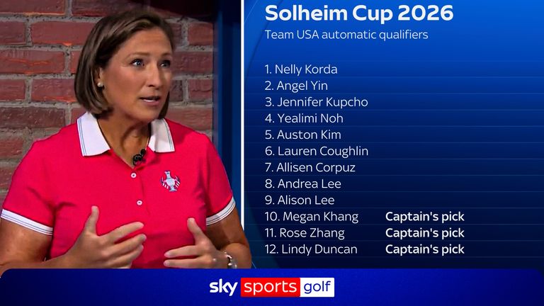 Solheim Cup: USA captain Angela Stanford analyses her Solheim Cup picks