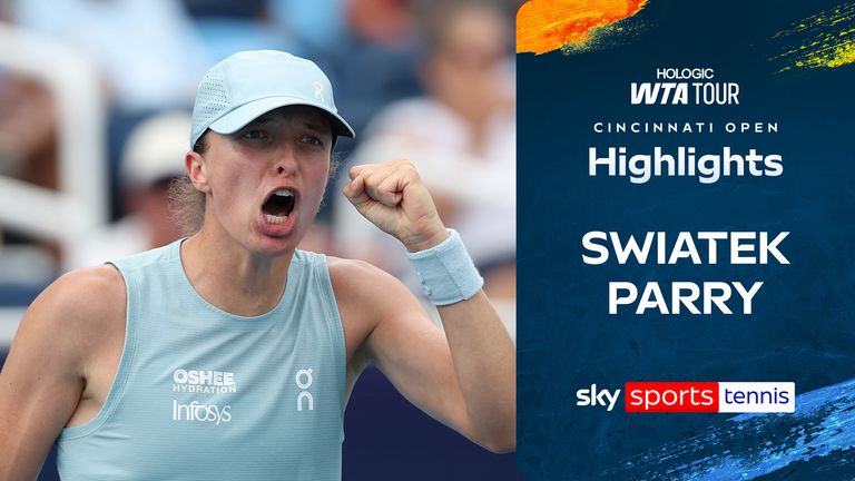 Highlights of Iga Swiatek against Diane Parry from the Cincinnati Open.