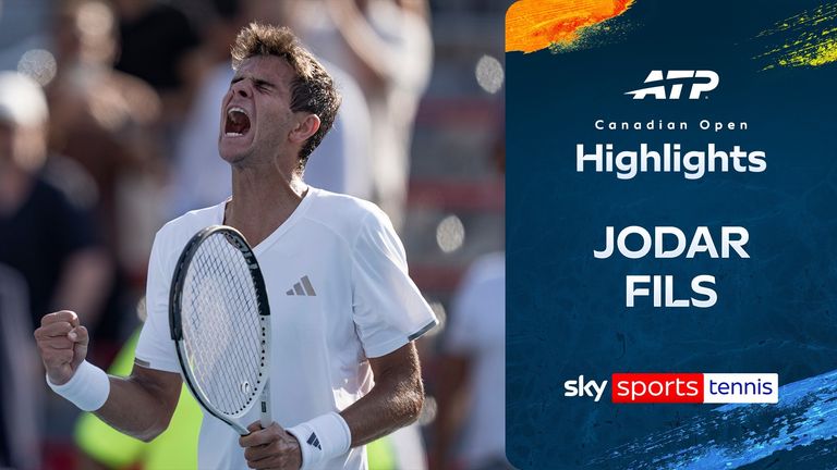Highlights of the Canadian Open match between Rafael Jodar and Arthur Fils.