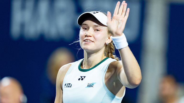 Elena Rybakina would be just four ranking points behind Aryna Sabalenka  if she wins the Montreal title (Julian Avram/Icon Sportswire/AP)