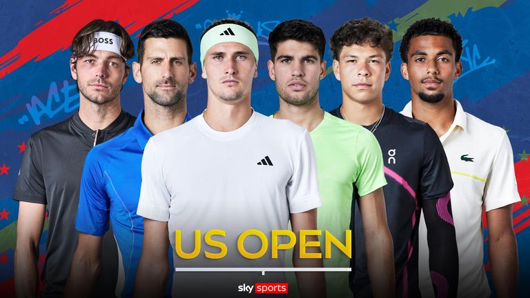 Is the US Open men's singles title up for grabs in the absence of world No 1 Jannik Sinner?