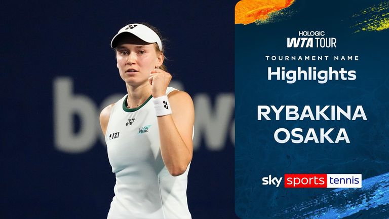 Highlights of the Canadian Open match between Elena Rybakina and Naomi Osaka.