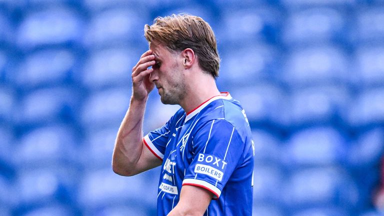 Rangers will be without Tuur Rommens for up to eight weeks