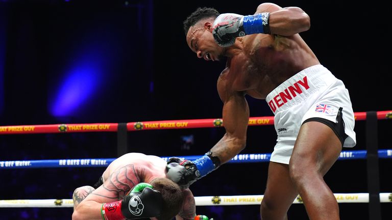 Walsh has a knockdown scored against him.