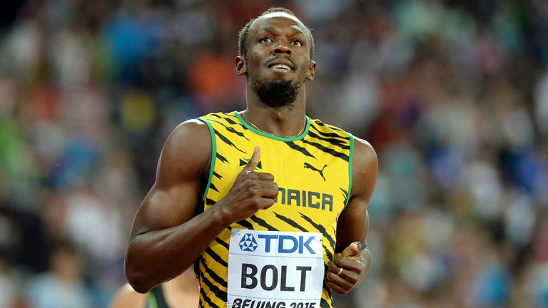 Bolt still holds the world records for the 100m and 200m