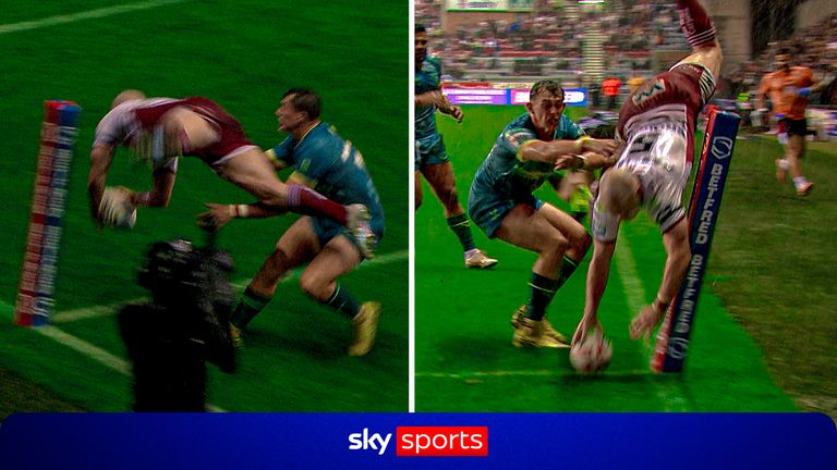 Wigan try 