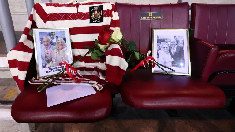 Sir Billy and Lady Joan Boston's seats were left vacant in the directors' box (SWpix.com image)