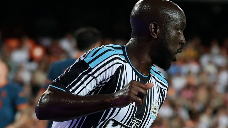 Yoane Wissa scored twice in Newcastle's win at Valencia