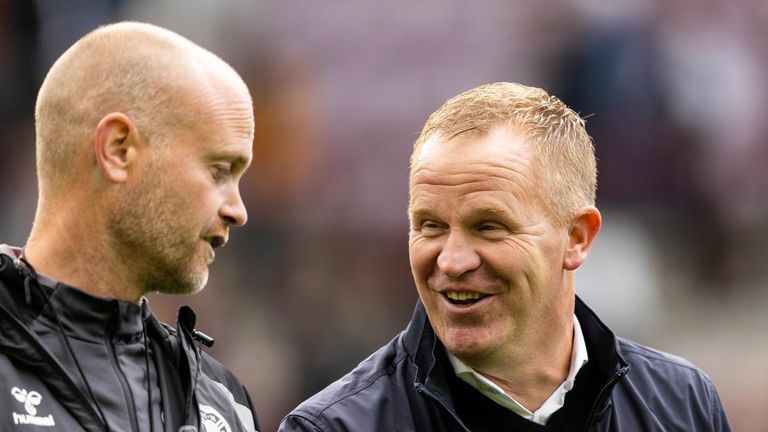 Wouter Vrancken is off the mark as Hearts head coach