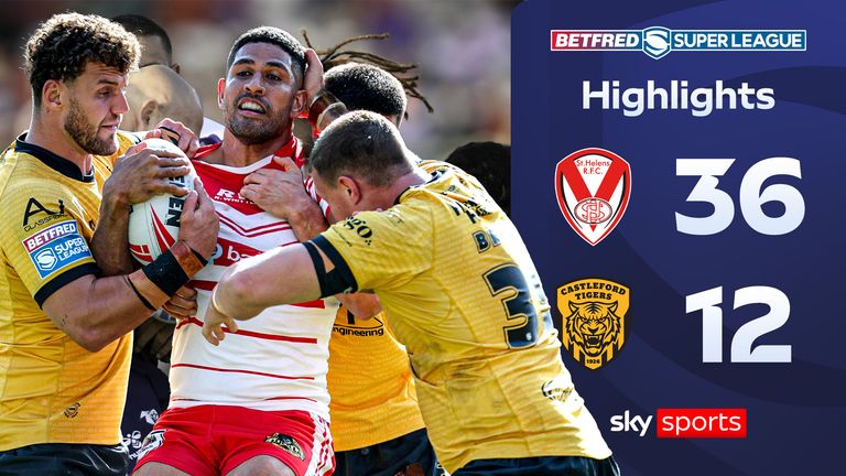 St Helens 36-12 Castleford - Rugby Super League highlights