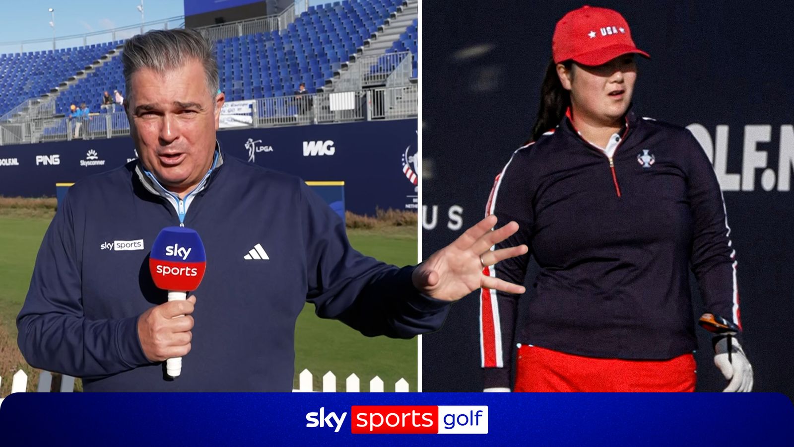 Angel Yin arrives at the Solheim Cup but, how much will she actually play?