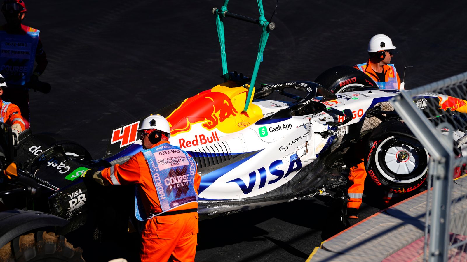 Spanish GP: Kimi Antonelli edges Ferrari in Madrid practice as Arvid Lindblad suffers first F1 crash at challenging Madring circuit