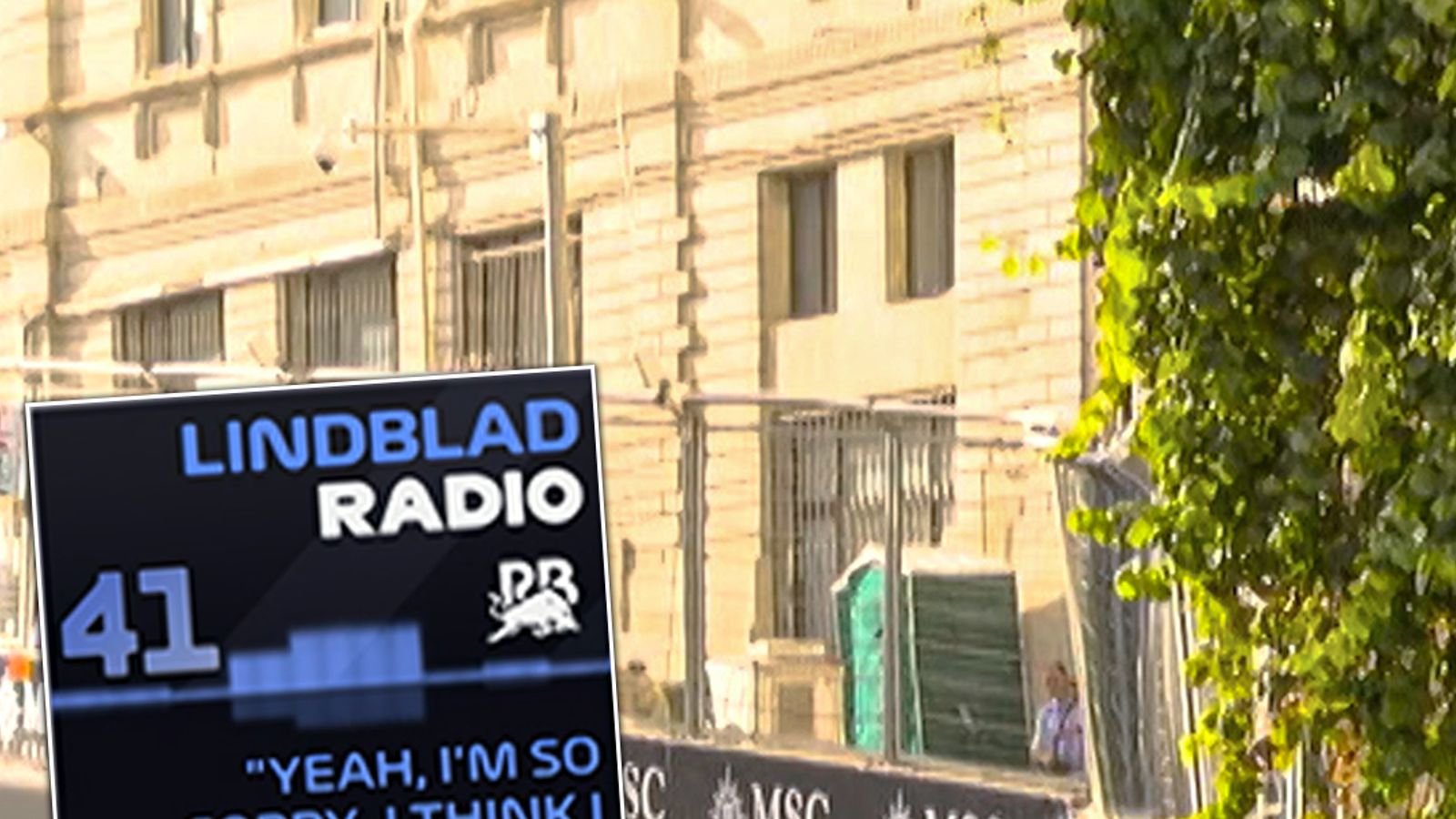 Lindblad provoca bandiera rossa dopo un violento impatto contro il muro