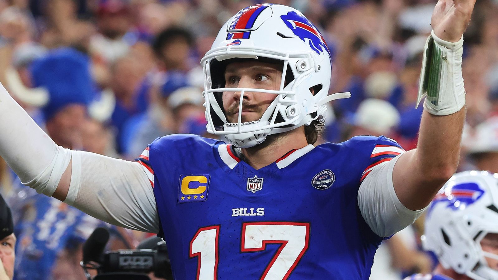 Allen stars as Bills open new stadium with win over Lions
