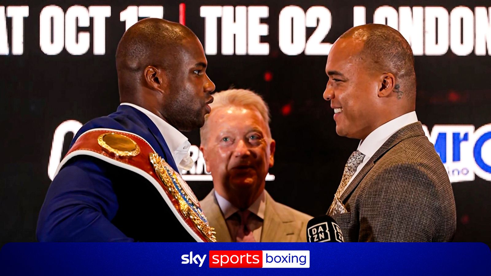 'Do you not like me?' Fabio Wardley teases Daniel Dubois at rematch head to head