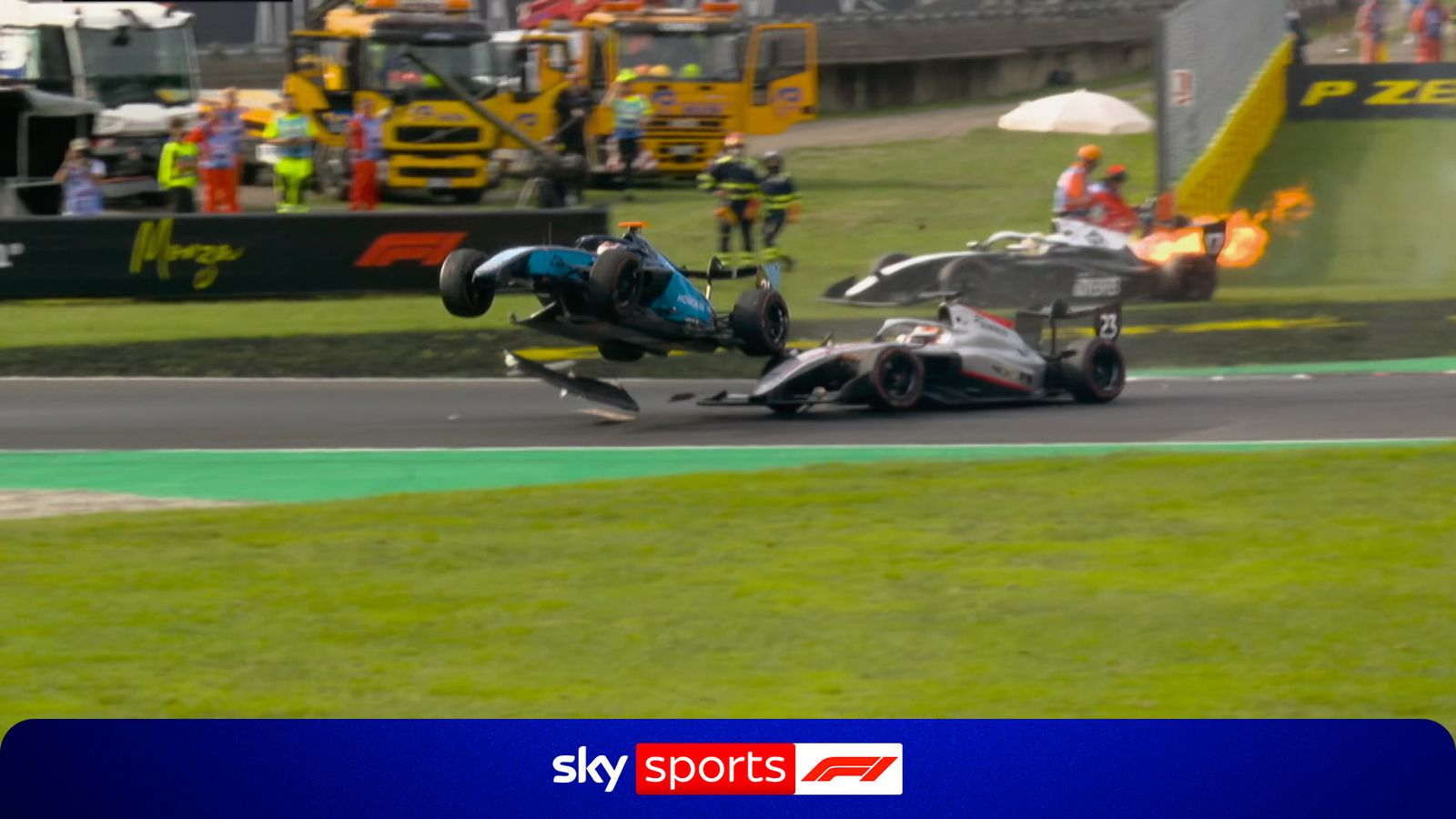 F3 Driver Xie Walks Away After Massive Airborne Crash