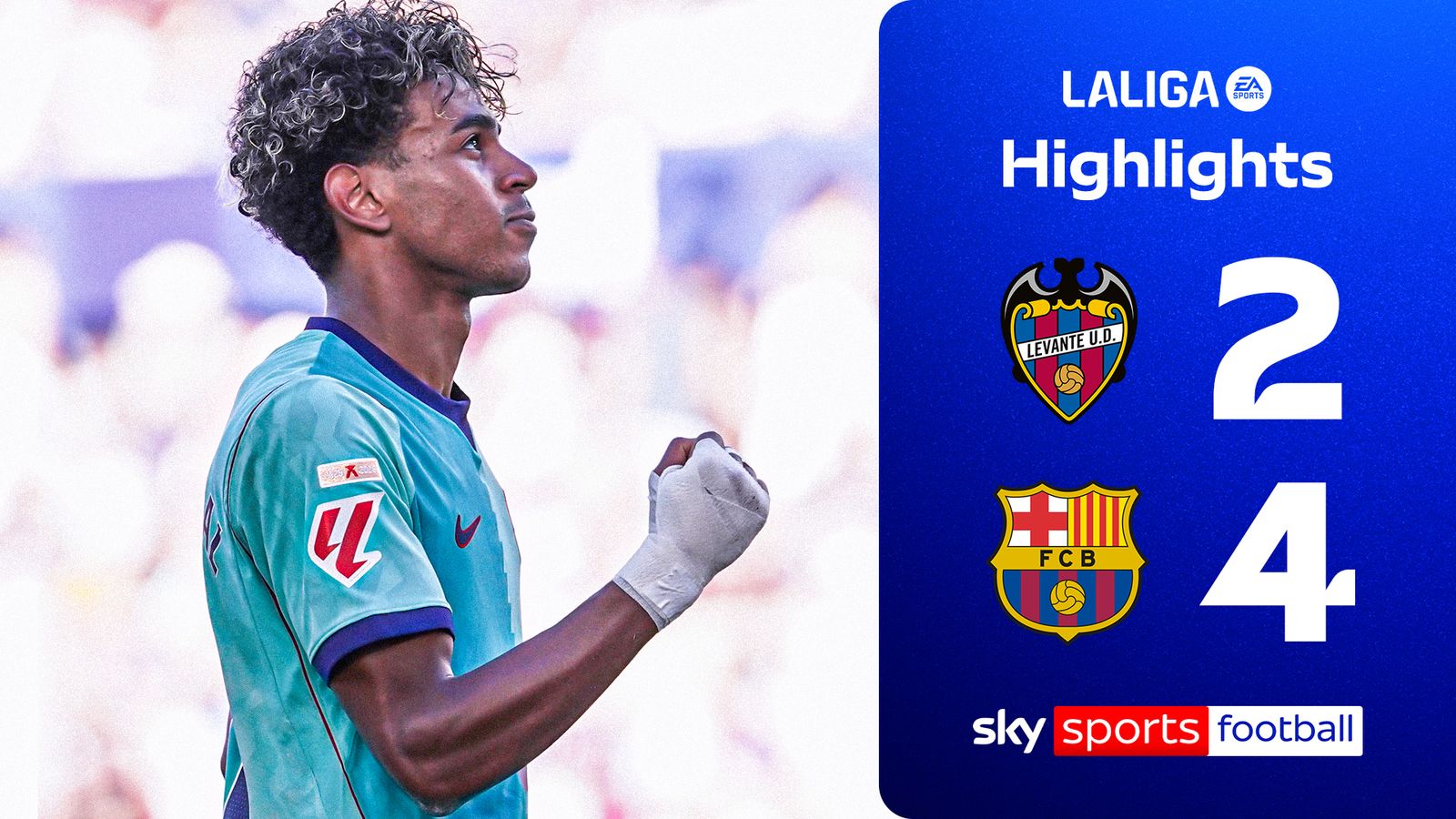 Levante 2-4 Barcelona 