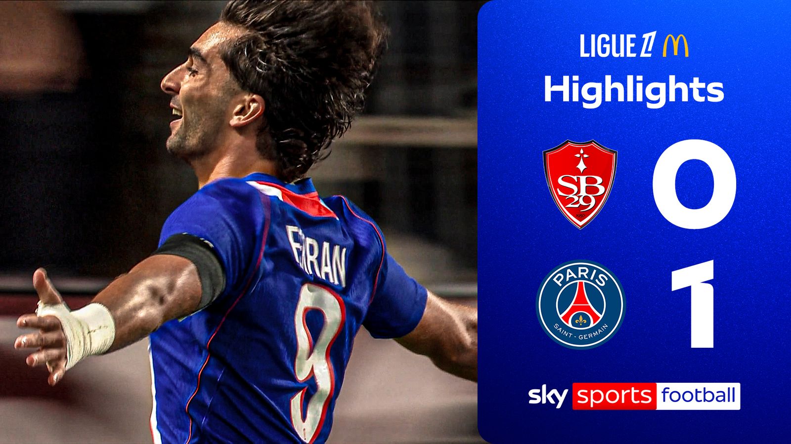 Brest vs Paris Saint-Germain Ligue 1 Match Highlights - News Directory 3