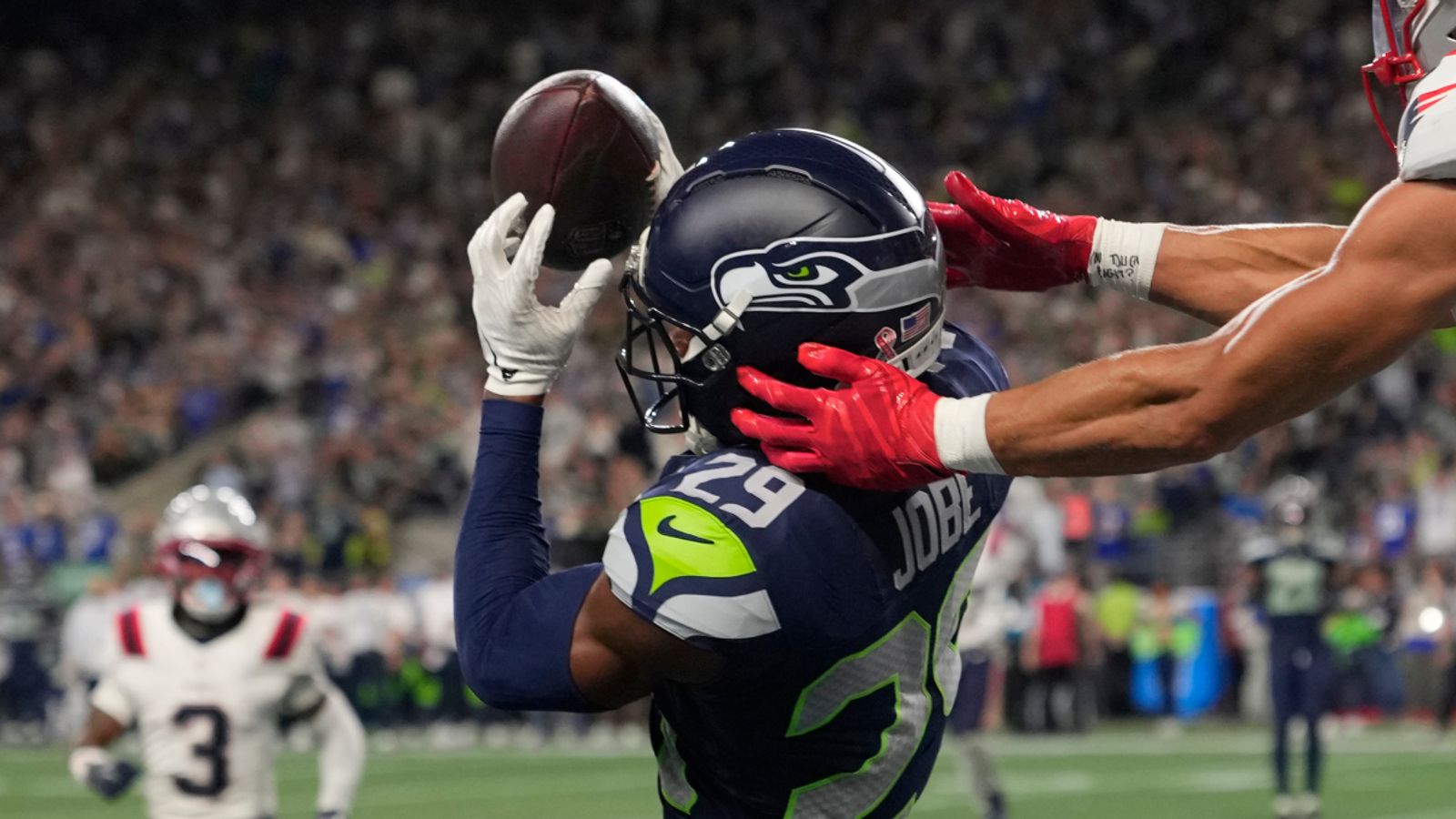 Seahawks beat Patriots in NFL opener but suffer Darnold blow Seahawks beat Patriots in NFL opener but suffer Darnold blow