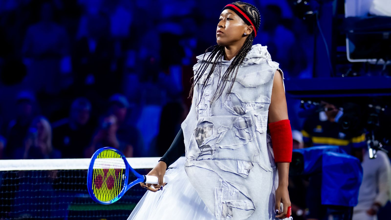 Osaka channels NBA legend Iverson inspired look for US Open