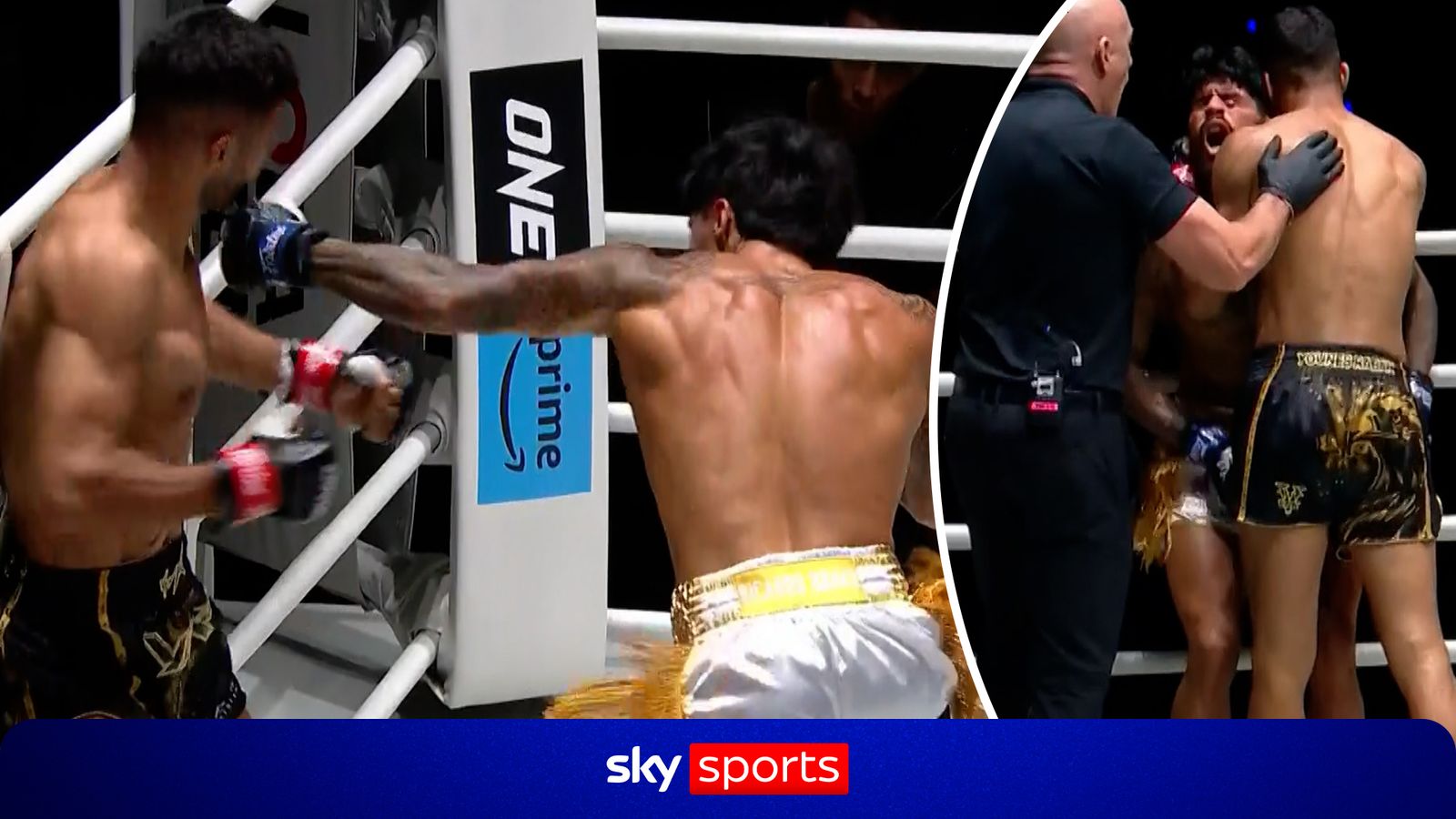 ONE Championship: Ricardo Bravo shakes off nasty low blow to score incredible KO!