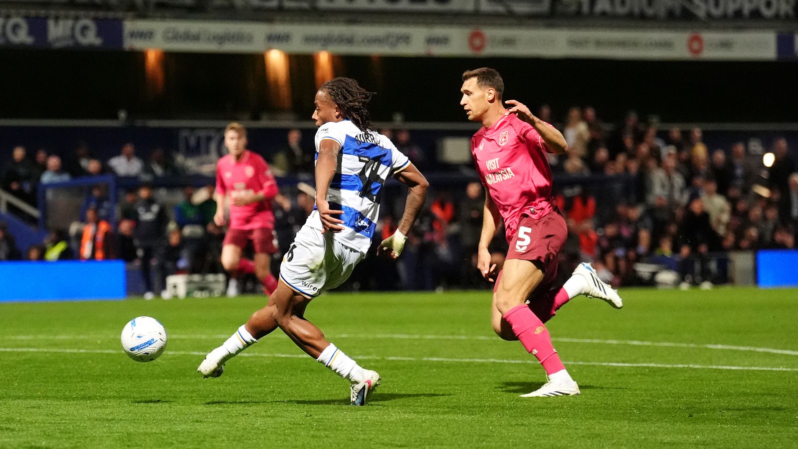 Queens Park Rangers Defeats Cardiff City 2-1 with Burrell's Double