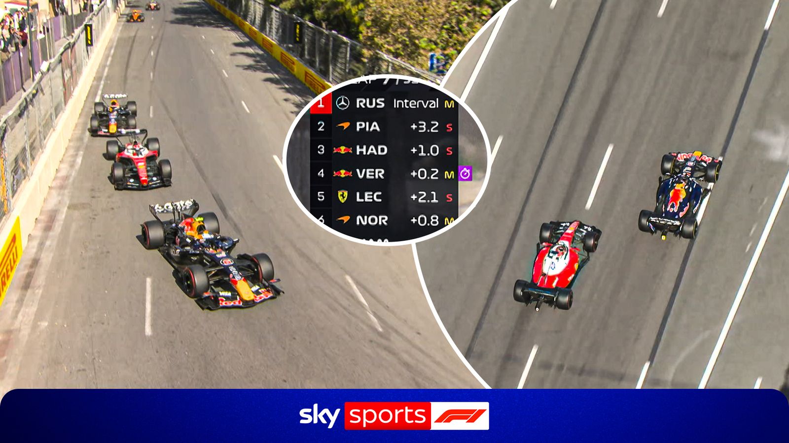 Azerbaijan GP: Red Bull team-mates Max Verstappen and Isack Hadjar get 'dream start' as they expertly navigate up the field!