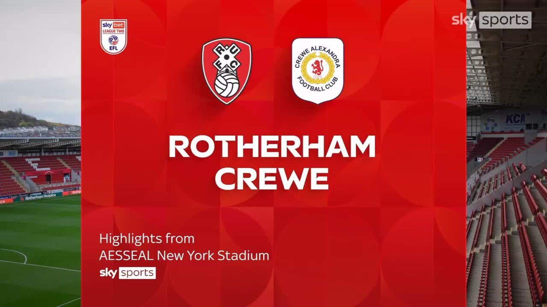 Rotherham 1-1 Crewe
