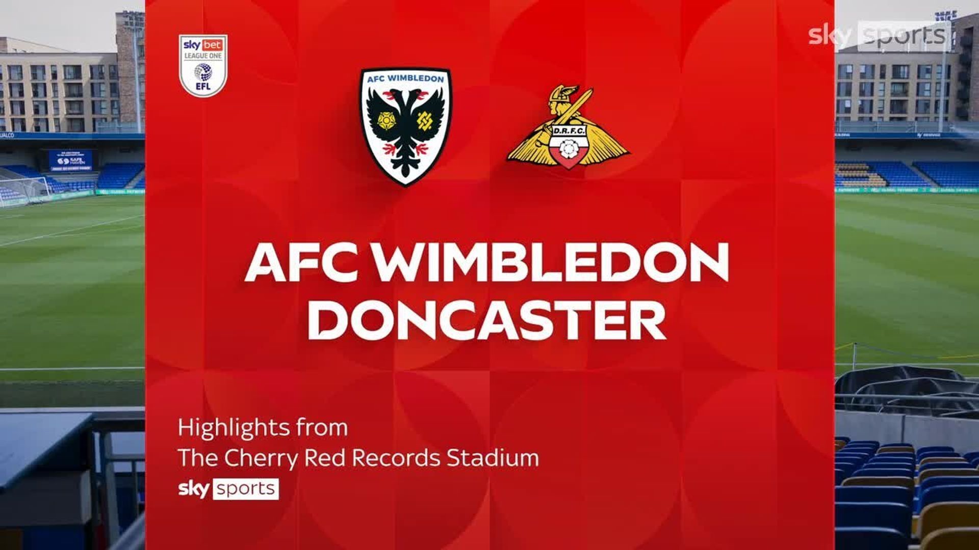 AFC Wimbledon 1-0 Doncaster 