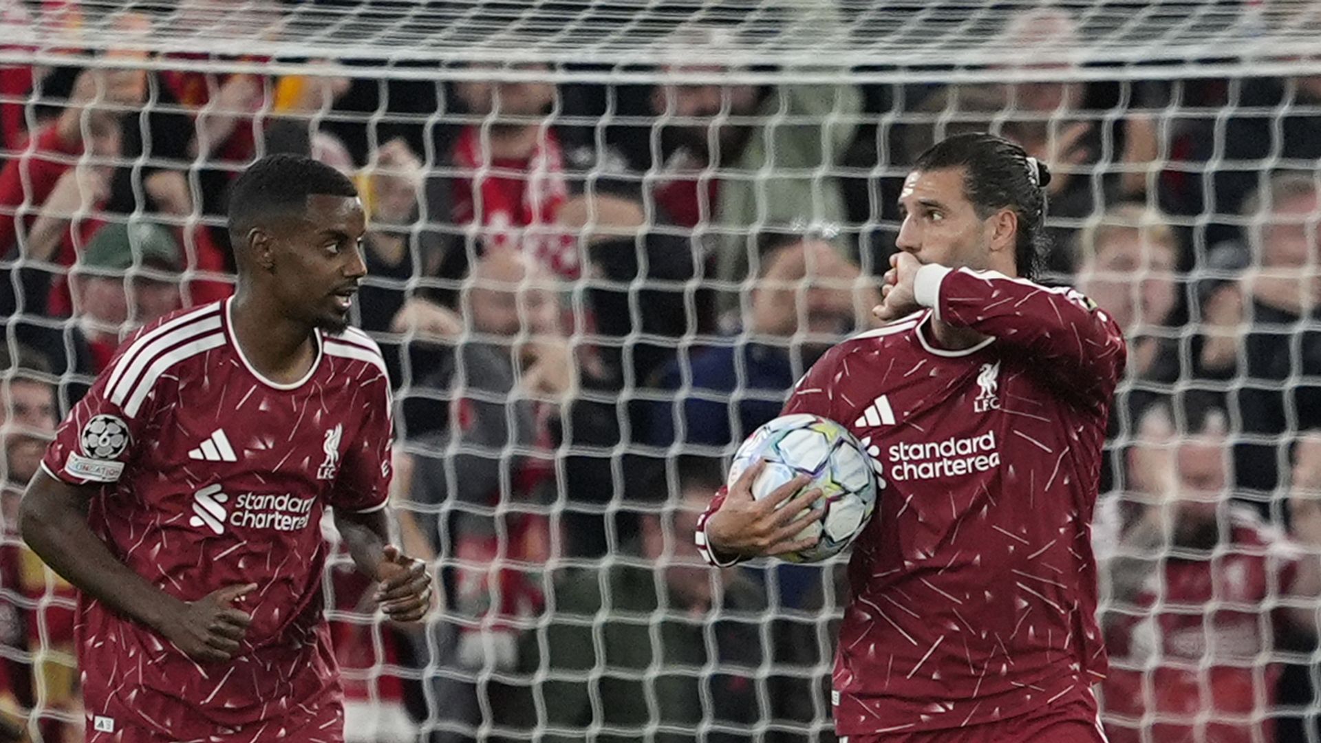 Szoboszlai levels for Liverpool against Atletico LIVE!