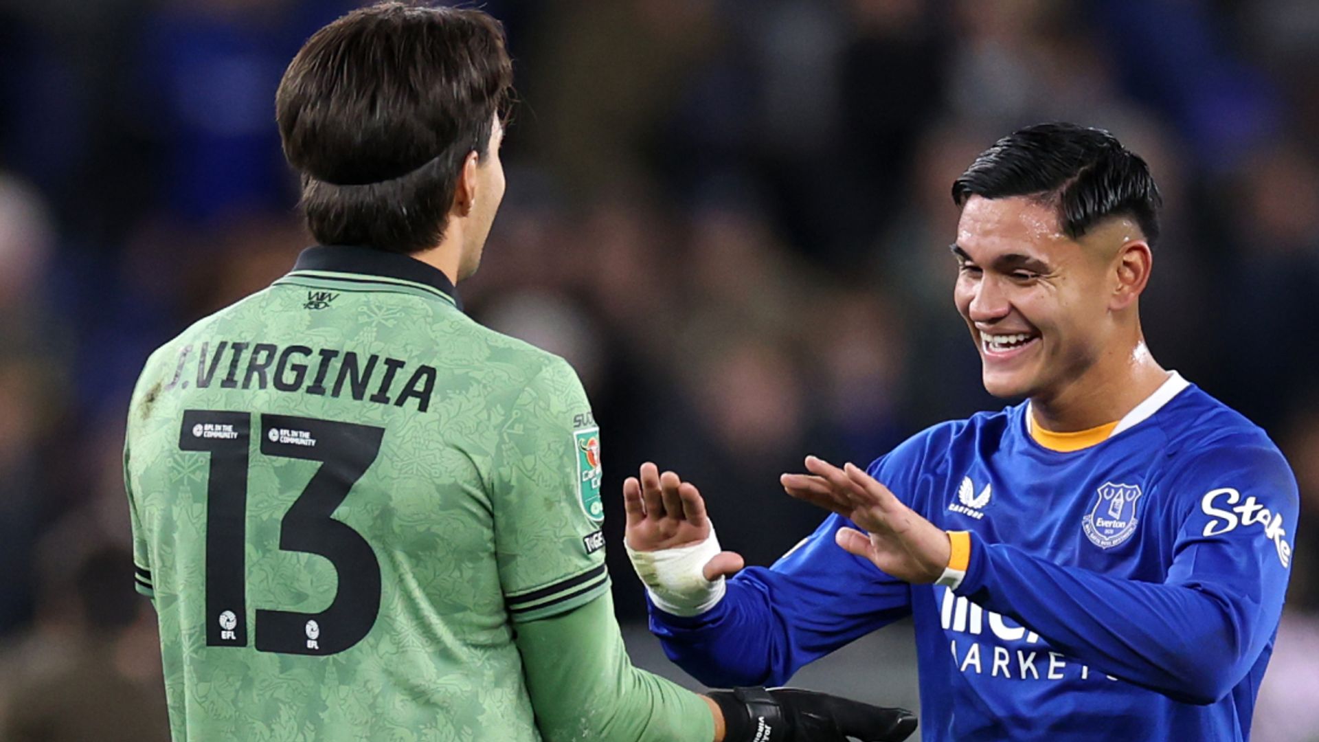 Everton strike late to beat much-changed Wolves in Carabao Cup