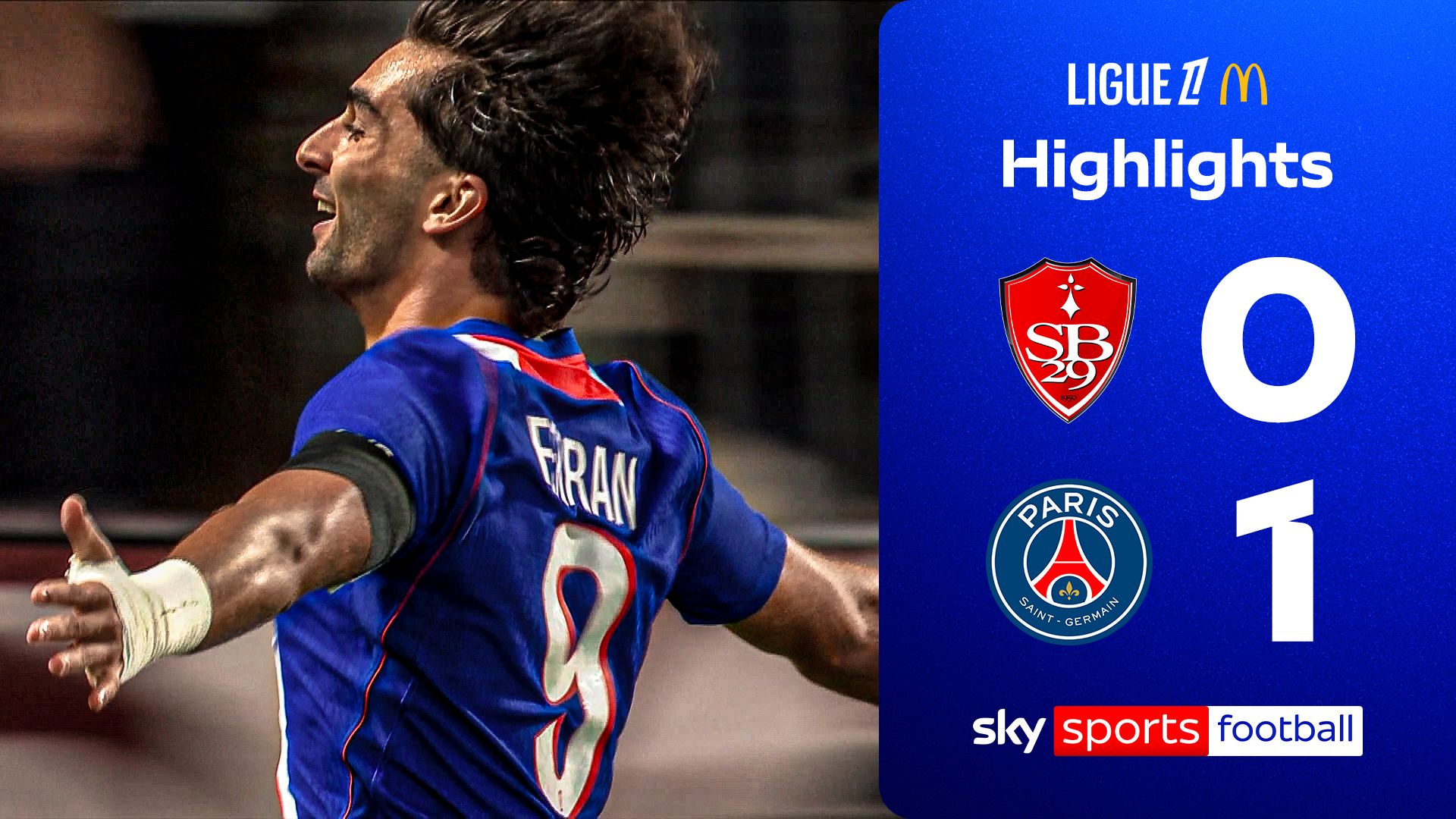 Torres early goal salvages PSG three points vs Brest
