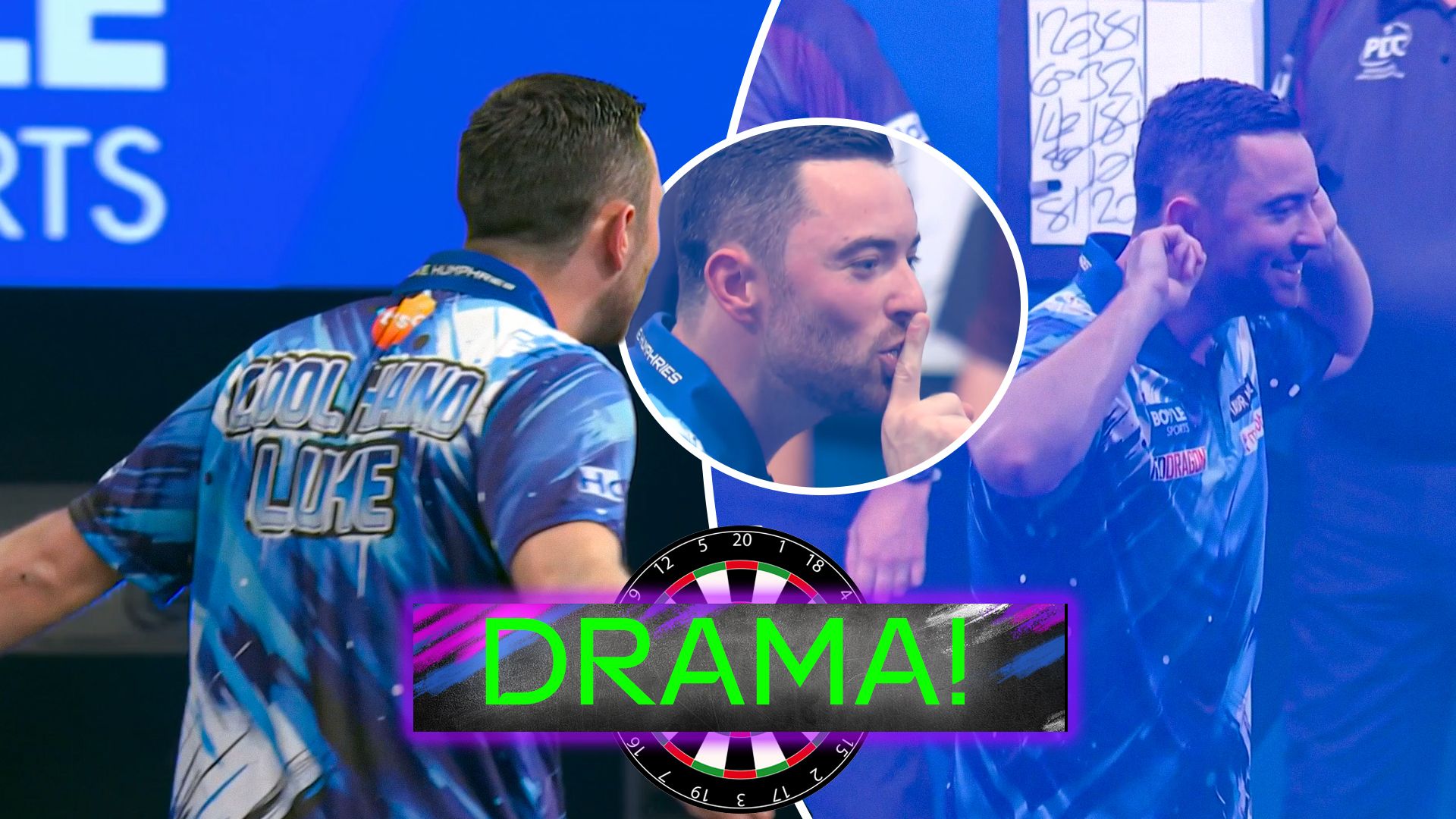 Crowd drama! Humphries shushes fan after World Grand Prix win