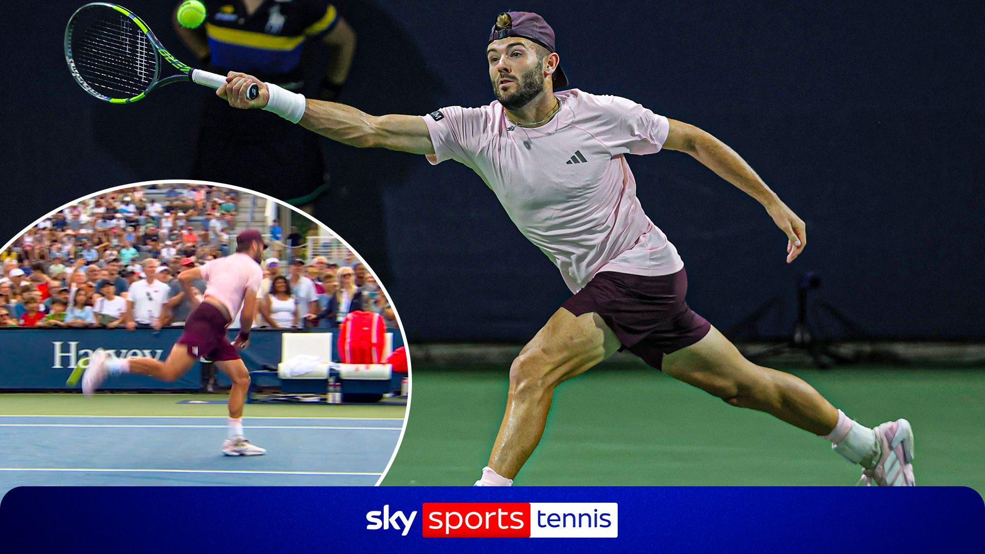 'Something you see in an exhibition!' | Fearnley MISSES smash on match point!
