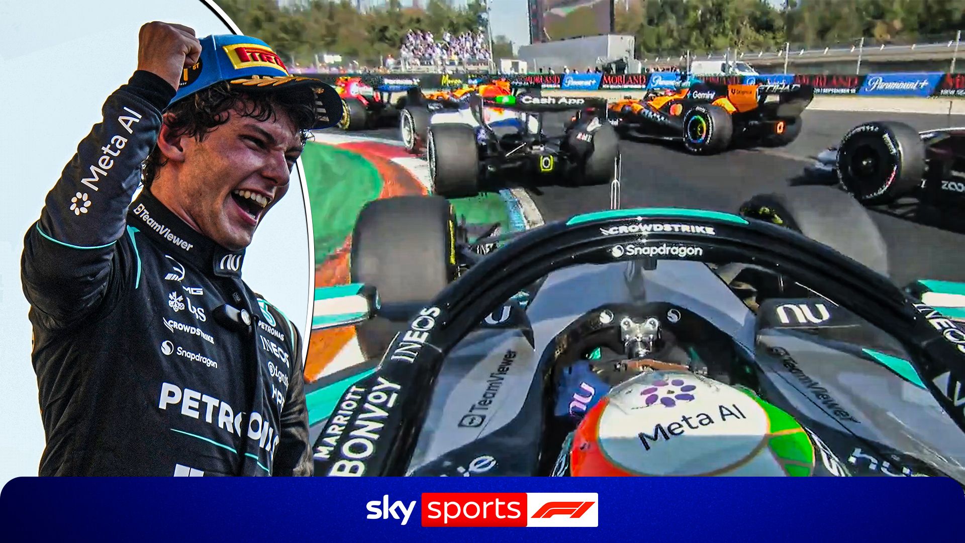 19th to 1st | Watch how Antonelli put in a SHIFT for Monza win!