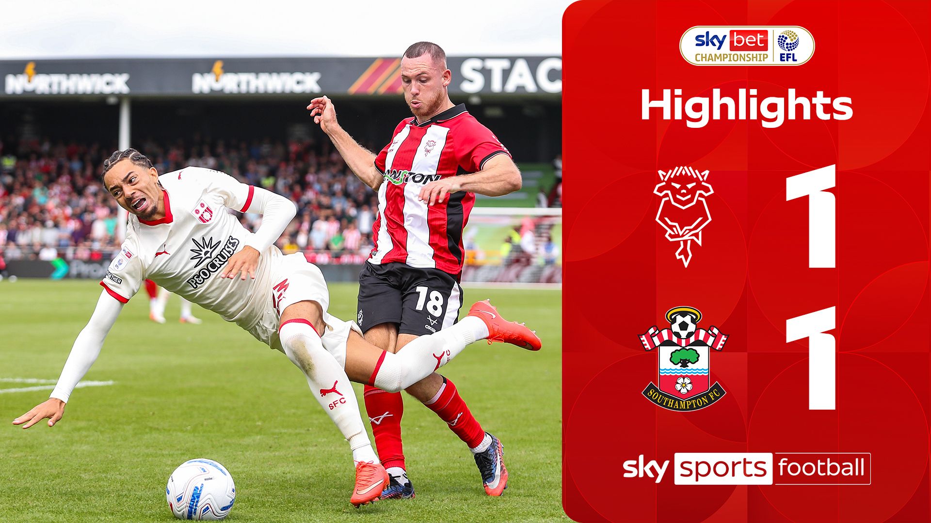 Saints' screamer cancelled out by late Lincoln goal