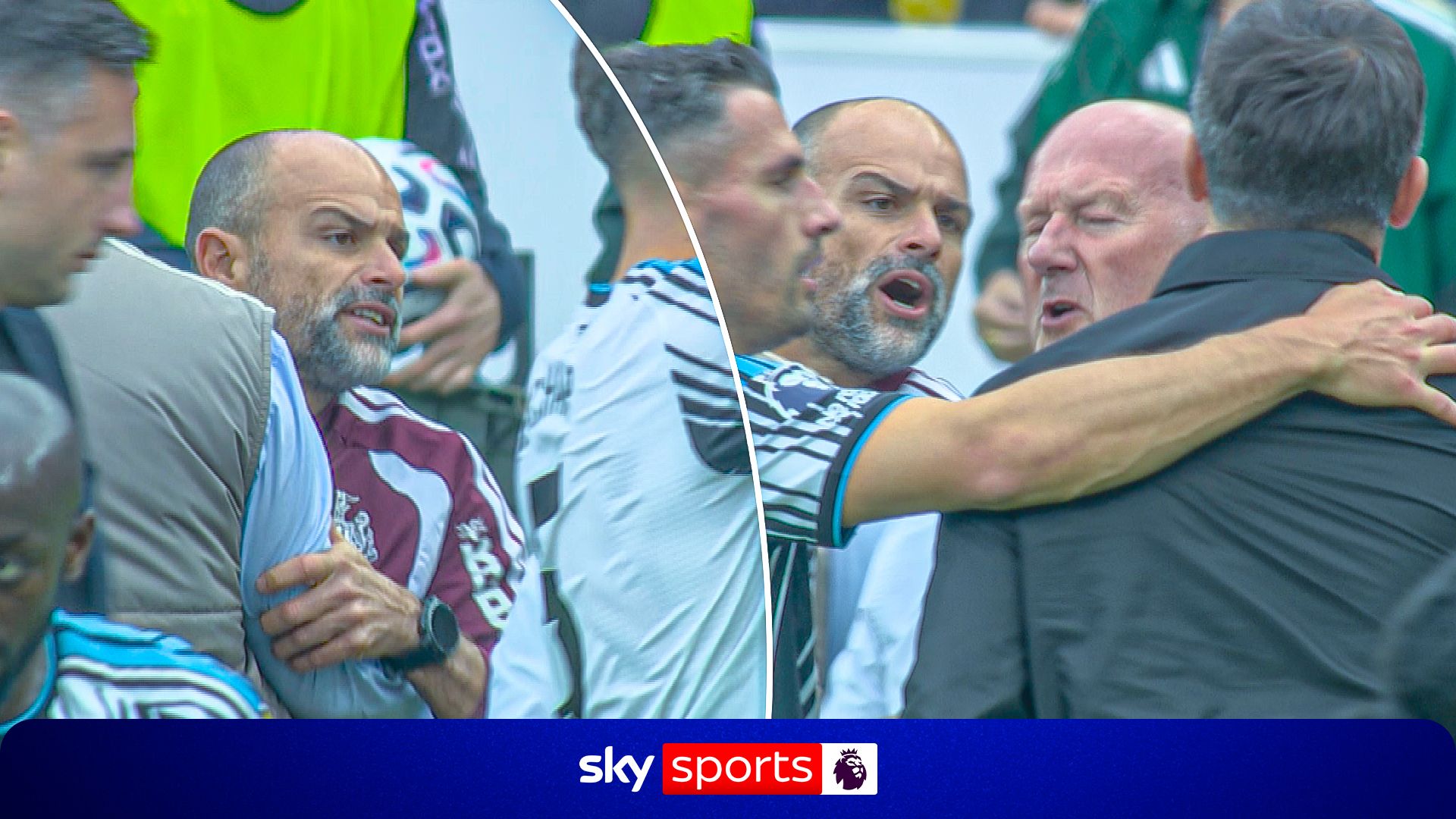 Hull boss Jakirovic gets into HEATED clash with Newcastle assistant at full-time