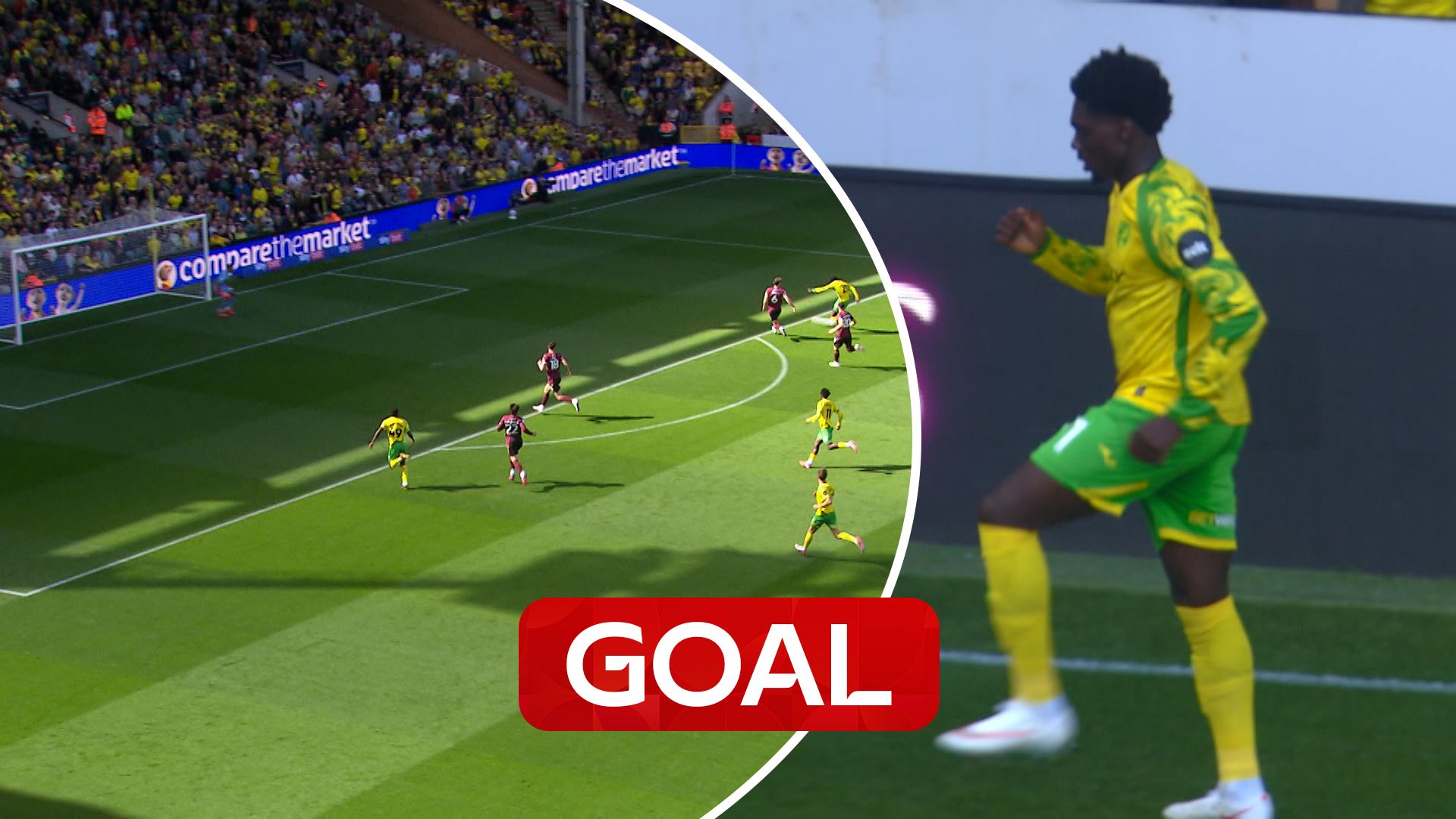 'He could've taken the net off!' | Toure's THUNDERBOLT gives Norwich the lead